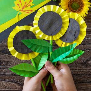 Fabriquez un tournesol en papier : Guide pas à pas
