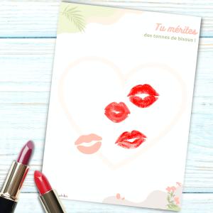 Le coeurs rempli de bisous