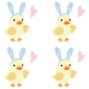 Petites décorations de Pâques colorées à imprimer et découper - les décorations peuvent être accrochées par les enfants pour les décorations de Pâques