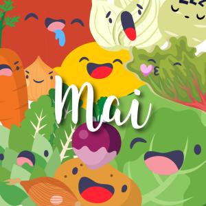 Liste des fruits et légumes de saison en mai : Consommer des fruits et légumes de saison c'est bon pour l'environnement mais aussi pour vous ! Blette, radis et fève : retrouvez notre jolie liste des f