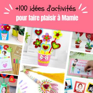 Vous cherchez une idée de cadeau pour mamie ? Que ce soit pour la fête des grands mères ou son anniversaire, voici notre sélection d'idées cadeaux à fabriquer avec les enfants et qui feront plaisir à