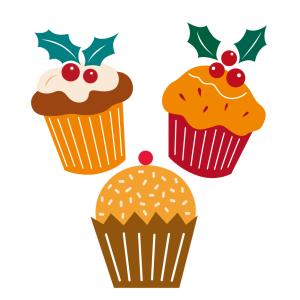 Image de Noël : gâteaux de Noël : Mélange d'images de Noël à imprimer, totalement gratuites et appartenant à 100% à Tete a modeler