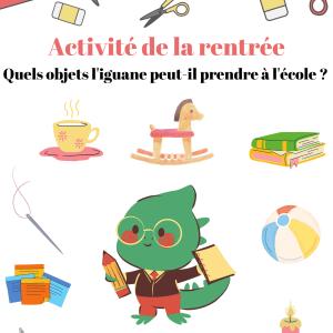 Jeu sur l'école