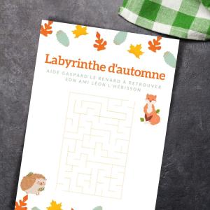 Imprimez le jeu de labyrinthe et demandez à votre enfant d'aider la maman araignée à traverser la feuille pour rejoindre sa toile . Attention en chemin elle doit récupérer tous ses petits en traversan