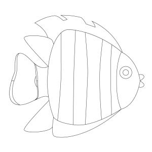 Imprimer le poisson d'avril à découper 2. Un poisson à découper pour le 1er avril