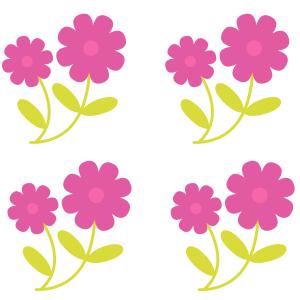 Image de fleurs à imprimer pour réaliser des bricolages de Pâques avec les enfants