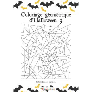 Ce jeu de coloriage géométrique demande la connaissance de notions géométriques : savoir identifier les triangles. Le jeu consiste à colorier tous les triangles afin de voir apparaitre l'image dissimu