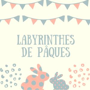 Des jeux de labyrinthe à imprimer sur le thème de Pâques. Les jeux sont à imprimer pour occuper les enfants pendant les vacances, durant le voyage. Un idée pour s'amuser tout en stimulant les fonction
