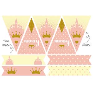 Imprimez gratuitement ce kit anniversaire pour une décoration de Princesse. Ces décorations d'anniversaire sont très faciles à préparer pour un anniversaire. Elles sont gratuites, il vous suffira just