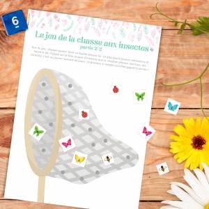 Le jeu de la chasse aux insectes