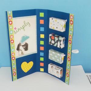 tuto pour bricoler avec les enfants un livre boîtes à surprises pour la Fête des pères