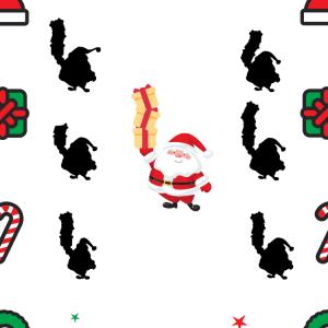 Jeu d'identification des ombres du Père Noël. Il faut aider le Père Noël à retrouver son ombre. Un lutin malin s'est amusé à malanger toutes les ombres !