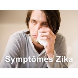 Les symptômes liés au virus Zika