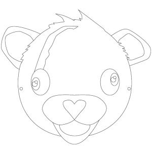 Un masque Fortnite afin de se déguiser en Ours rose, experte des câlins. Il suffit d'imprimer le masque, de le colorier et votre enfant pourra jouer à Fortnite dans la vraie vie. N'oubliez pas d'impri