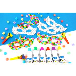 Masques de Carnaval à tamponner