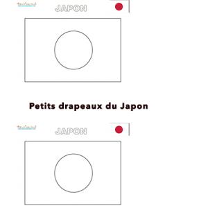 drapeau, japon, coloriage drapeau japon