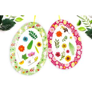 Oeuf de Pâques "fleurs séchées"