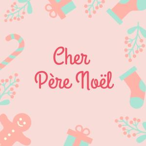 Le papier à lettre de Noël gourmand à imprimer gratuitement