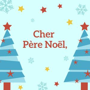 Une feuille de papier à lettre à ligne à imprimer pour écrire une lettre au Père Noël. Les lignes aideront votre enfant à écrire droit !" 1="Papier &agrave