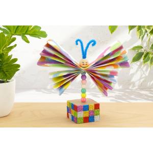 Papillon sur socle