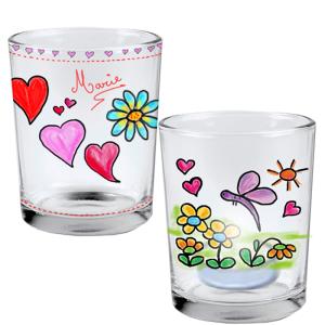 Peindre un photophore en verre