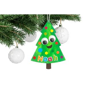 Petit sapin rigolo à suspendre
