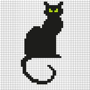 Comment faire un pixel art ? Tout simplement en suivant notre modèle à imprimer gratuitement. Imprimez notre quadrillage ou prenez tout simplement une feuille quadrillée et il ne vous restera plus qu'
