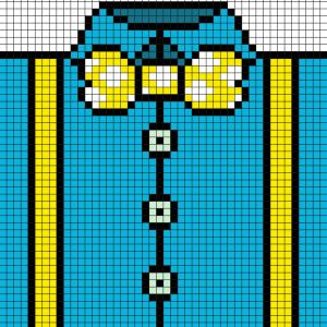 Comment faire un cadeau pour la Fête des pères en Pixel Art ? Découvrez notre modèle simple qui vous permettra de créer facilement une chemise colorée pour papa en Pixel Art. Il vous suffira de prendr