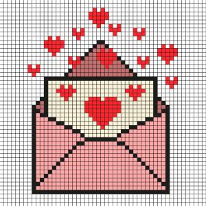 Offrez une jolie rose à chaque maman pour la Fête des mères grâce à ce modèle en Pixel Art. Imprimez gratuitement  notre modèle simple qui vous permettra de créer facilement une rose pour maman en Pix