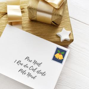 Imprimer la planche de faux timbres Pere Noel pour le bricolage de votre enfant - des timbres de Noel pour s'amuser et décorer le courrier d'enfant