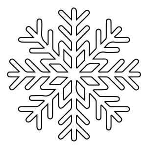 Pochoir étoile de Noël à imprimer afin de décorer la mason. Il suffit de découper en suivant les traits.
