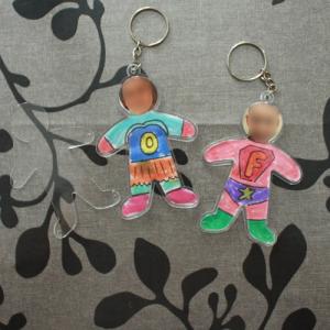 Tuto porte clés super héros Fête des pères