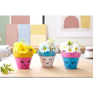 Pots de fleurs Kawaii
