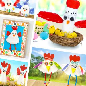 chacun trouvera une idée de bricolage à faire sur la poule de Pâques. Ces bricolages sur le thème des poules de Pâques sont à faire décorer la maison, créer un jeu ou un jouet ou pour s'occuper en att