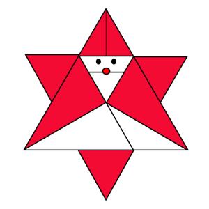 Comment faire un Père Noël en origami ? Voici un pas-à-pas pour faire un papa Noël en origami.