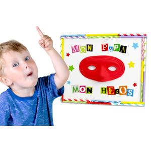 Voici un joli tableau plein de couleurs que les enfants pourront fabriquer facilement à l'aide d'un masque, de pailles en carton et de gommettes. Découpage et collage seront au program