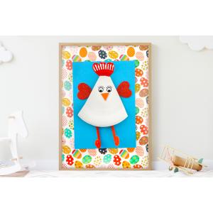 Tableau poule de Pâques
