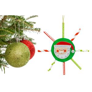 Étoiles de Noël avec des pailles en carton