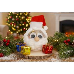 Tête de Père Noël lumineuse