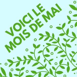 Une jolie chanson pour fêter le mois de mai avec les enfants. Voici le mois de mai est une comptine facile à retenir et facile à chanter grâce à ces rimes et son rythme de répétition. Une chanson qui