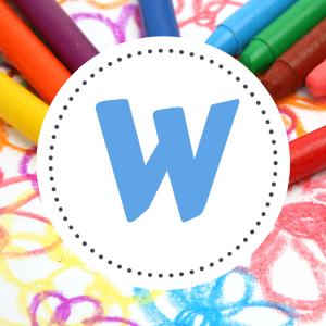 Coloriages de prénoms lettre W