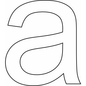 a minuscule - Motif à décorer