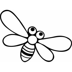 Abeille 02 - Motif à décorer