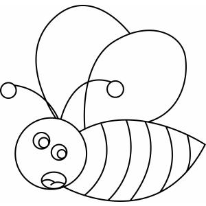 Abeille 04 - Motif à décorer