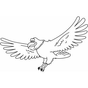 Aigle 01 - Motif à décorer