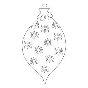 Boules de Noël 07 - Motif à décorer