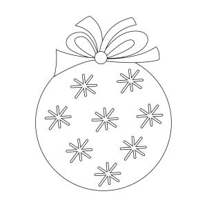 Boules de Noël 08 - Motif à décorer