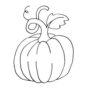 Citrouille 01 - Motif à décorer
