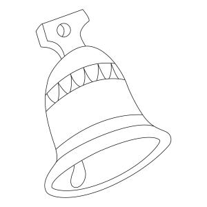 Un coloriage paques représentant une grande cloche. Un motif à décorer à télécharger et à imprimer pour votre enfant. Une fois imprimé, ce motif peut se reporter sur du bois, du verre, de la terre cui