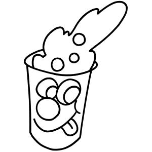 Gobelet 02 - Motif à décorer